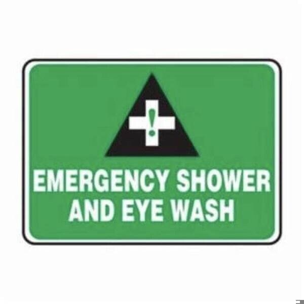 Accuform OSHA SAFETY FIRST Safety Sign EYE MFSD981VS MFSD981VS - main